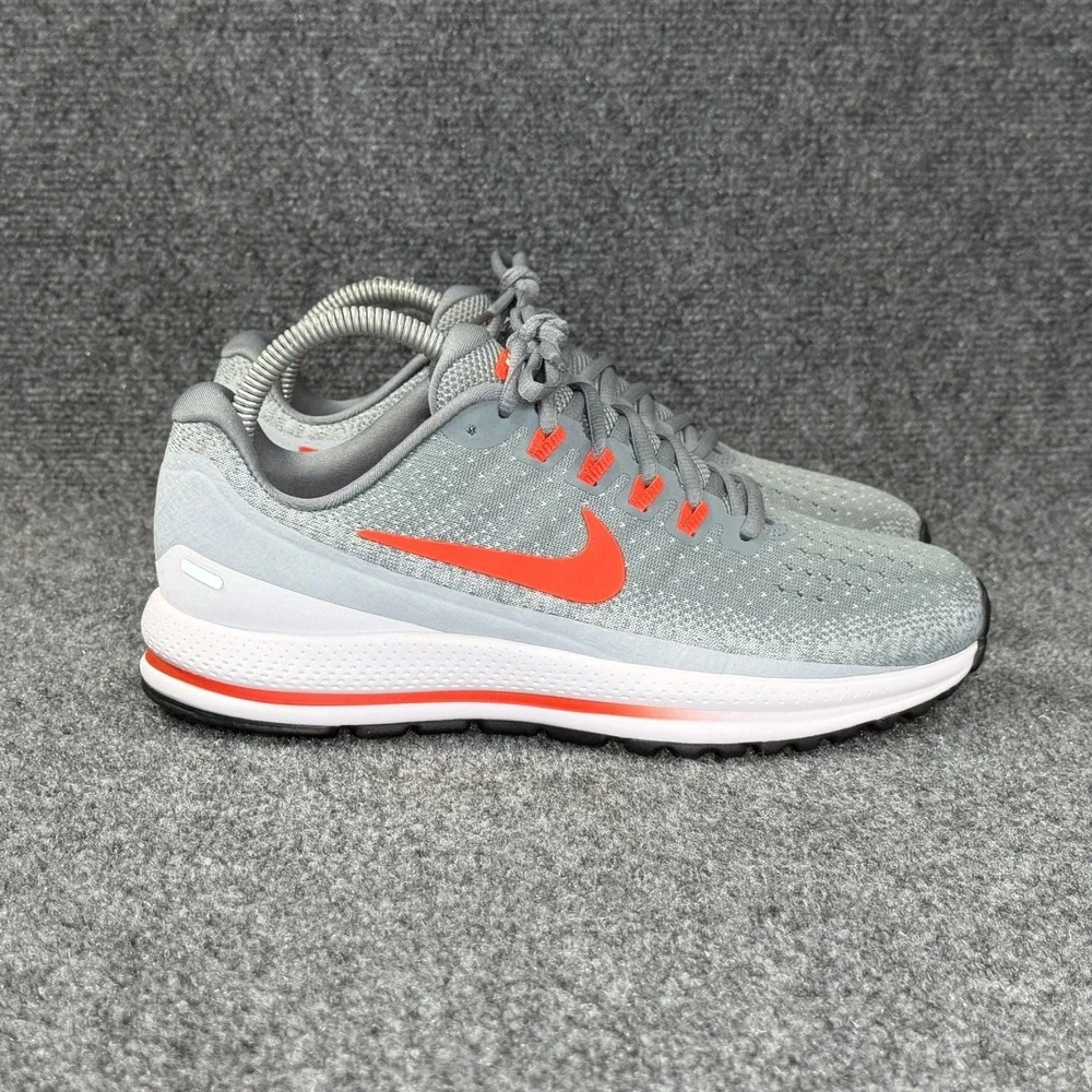 Nike Air Zoom‎ Vomero 13 Running Shoes Women's 8.5 Grey Orange Athletic Training
